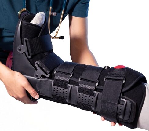 Rapid Recover Walking Boot – Medical-Grade Foot & Ankle Support with Adjustable Air Pump, Post-Op and Injury Recovery, Medium in Kuwait
