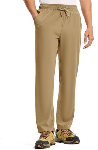 TBMPOY Mens Hiking Pants Lightweight Quick Dry 3 Pockets Travel Fishing Water-Resistant Athletic Workout Sweatpants in Saudi Arabia