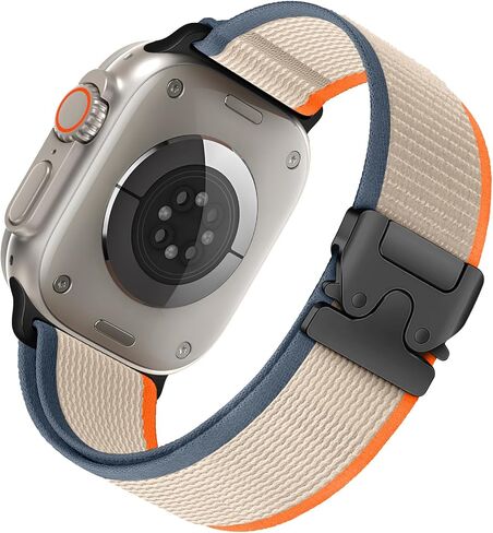 Trail Loop Band for Apple Watch Ultra/2 Bands 49mm 46mm 45mm 44mm 42mm 41mm 40mm 38mm Men Women,Braided Elastic Weave Nylon Sport Strap Soft Fabric Wristband for iWatch Series 10 9 8 7 6 5 4 3 SE 2nd in Saudi Arabia