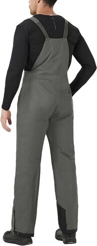 WULFUL Mens Insulated Snow Bibs Waterproof Winter Ski Pants Snowboarding Overalls in Kuwait