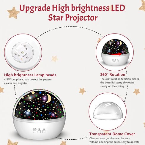 Dinosaur Projector Light with Music and Timer, 2 in 1 Star Projector Night Light for Kids, High Brightness 17 Lighting Lamp with Remote Control for Baby Bedroom Decor, Christmas, Birthday Gifts(Green) in Saudi Arabia