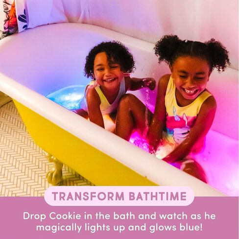 Glo Pals x Sesame Street Abby Cadabby Water-Activated Bath Toy with 6 Reusable Light-Up Cubes for Sensory Play in Saudi Arabia