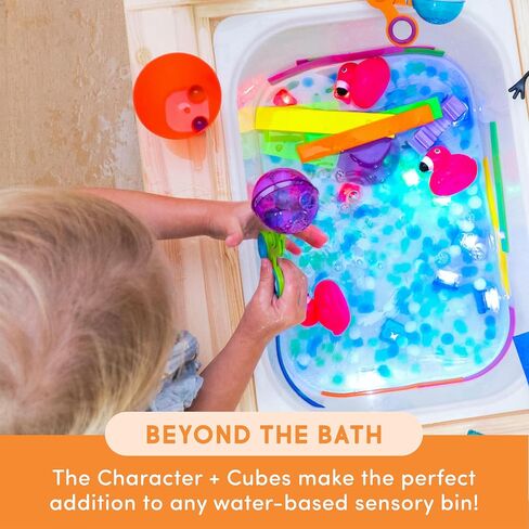 Glo Pals x Sesame Street Abby Cadabby Water-Activated Bath Toy with 6 Reusable Light-Up Cubes for Sensory Play in Saudi Arabia