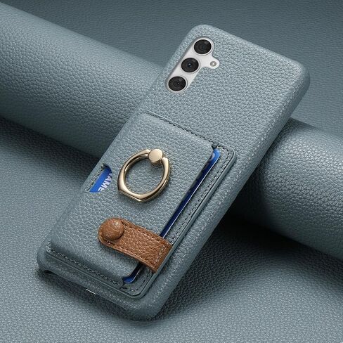 Asuwish Phone Case for Samsung Galaxy A54 5G Wallet Cover with Screen Protector and Thin Slim Ring Stand Credit Card Holder Leather Cell Accessories A545G A 54 54A 4G G5 SM A546U Women Men Blue in Saudi Arabia