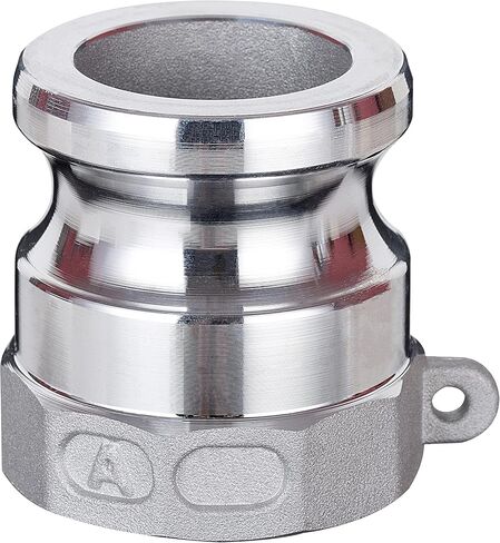 EASTRANS 2 PCS Aluminum Global Type A Cam and Groove Hose Fittings, 2" Camlock Hose Coupler, Male Aadapter x Female NTP Thread Camlock Fittings in Kuwait
