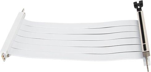 PCIE 3.0 X16 Extension Cable, Slim & Flat & Foldable 180 Degree Flexible Dual Reverse Connector, Extension Cable for GPU Graphics Cards (20cm) in Saudi Arabia