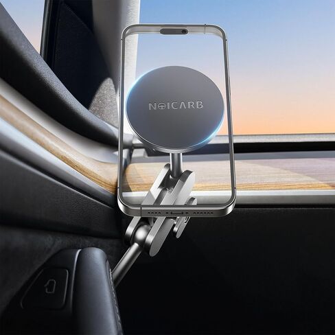 Mag-Safe Car Phone Mount for Tesla Model Y(2019-2025) & Model 3 (2017-2023) Magnetic Phone Holder Mount for iPhone 16/15/14/13/12, Door-Install Phone Holder for Tesla Model 3/Y Accessories in Saudi Arabia