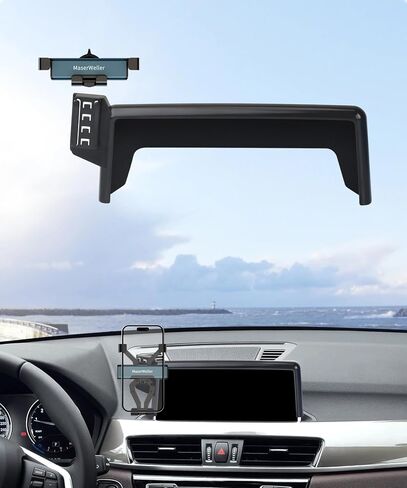 Car Phone Holder for BMW X1 2016-2019 Accessories/BMW X2 2016-2019 Accessories 6.5-inch Screen Fixed Clip, 360° Rotation Phone Mount Compatible with MagSafe, Cell Phone Holder in Kuwait