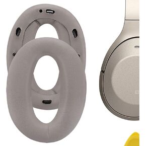 GEEKRIA QuickFit Replacement Earpads for Sony WH1000XM2, MDR-1000X Headphones Ear Cushions, Headset Earpads, Ear Cups Cover Repair Parts (Champagne Gold)