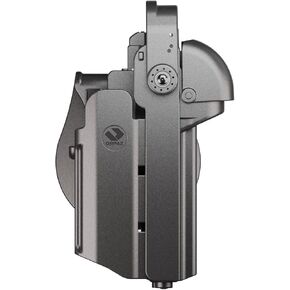 Orpaz T40 G17 Holster with Light, Level II/Level III OWB Light Bearing Holster Compatible with Glock 17, Fits Most Lights, Lasers, Sights and Optics