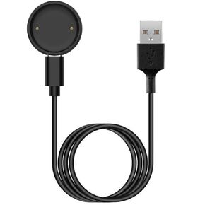 متوافق مع كبل الشاحن AmazFit Active 2 ، Dock Cable Cable Cable AmazFit AmazFit Active 2437 ، سلك سلكي ، 3.3 قدم/100 سم (أسود)