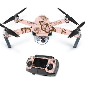 MightySkins Skin Compatible with DJI Mavic Pro Quadcopter Drone - Butterfly Garden | Protective, Durable, and Unique Vinyl Decal wrap Cover | Easy to Apply, Remove | Made in The USA