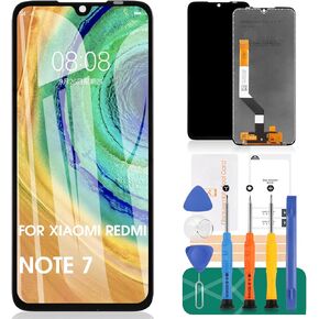Screen Replacement for Xiaomi Redmi Note 7 M1901F7C / Note 7 Pro LCD Display Screen Digitizer Touch Screen Glass Panel Assembly 6.3" Black