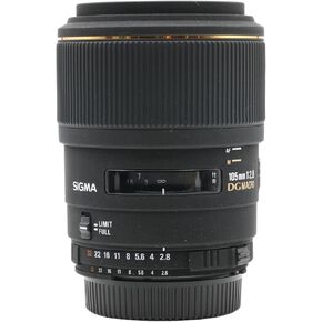 Sigma 105mm f/2.8 EX DG Medium Telephoto Macro Lens for Nikon SLR Cameras
