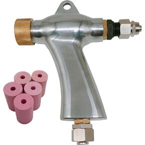 Sand Blaster Gun Kit for Rust Removal and Polishing Treatment Sandblaster Gun Kit with Foot Valve PU Air Hose (12mm 16mm)