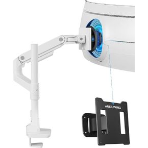 ARES WING Ultrawide Monitor Arm & VESA Adapter for Samsung Neo G9, G65B, G70A, G75T, G85NB, CRG9, CHG9, CHG90, and Odyssey G9 Monitors