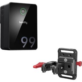 SmallRig VB99 Pro and V Mount Battery Plate with Crab-Shaped Clamp