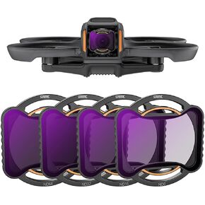4PACK ND FILTER KIT متوافقة مع DJI AVATA 2 ترقية ND8 ND16 ND32 ND64 الكثافة المحايدة DJI AVATA 2 DRONE Accessorial