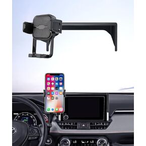 Car Phone Holder for 2019-2025 Toyota RAV4/Hybrid, 360° Rotation, 7/8 inch Screen Fixed Clip, Auto Accessories Navigation Bracket, Interior Decoration Mobile Phone Mount