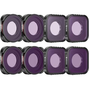 Freewell ND, ND/PL Filters 8-Pack Compatible with GoPro Hero13 Black