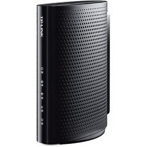 TP-Link TC-7610 Docsis 3.0 (8x4) مودم الكبل. Max تنزيل السرعة تصل إلى 343 ميجابت في الثانية. معتمد لـ Comcast Xfinity ، Spectrum ، Cox ، وأكثر من ذلك. هناك حاجة إلى جهاز توجيه منفصل ل Wi-Fi
