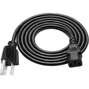 3 كابل سلك الطاقة الشاق لـ Denon DJ Prime 4 DJ Controller ، DJ SC5000 Prime Media Player Power Cord 8ft IEC C13 AC استبدال كابل