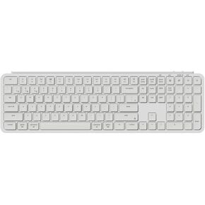Keychron B6 Pro Ultra-Slim Wireless Scissor Keyboard 109 Keys Full Layout Portable Keyboard, Ivory White