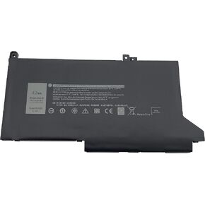 DJ1J0 Laptop Battery compatable with Dell Latitude 12 7280 7290 E7280 E7290 13 7380 7390 E7380 E7390 14 7480 7490 E7480 E7490 Series Notebook 451-BBZL C27RW PGFX4 ONFOH DJ1JO K8X0T KHY0C