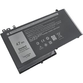 New NGGX5 Laptop Battery Replacement Compatible with Dell Latitude E5270 E5470 E5570 Precision M3510 Series Notebook JY8D6 954DF 0JY8D6 451-BBUN 451-BBUJ RDRH9 (11.4V 47Wh)