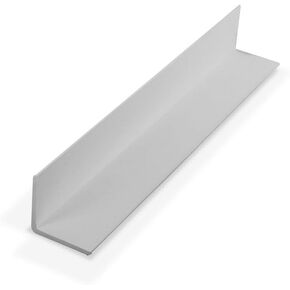 Outwater Plastics 1937-Wh White 1-1/4 Inch X 1-1/4 Inch X 7/64 (.109) Inch Thick Angle Plastic Even Leg Angle Moulding 48 Inch Lengths (Pack of 3)