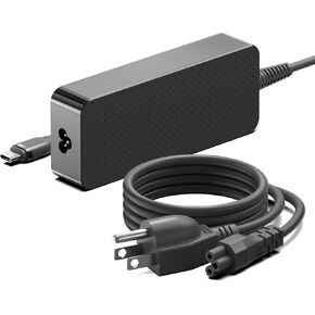 HKY 100W USB-C Charger for HP Spectre Fold 17 x360 16-aa0047nr HP Pavilion Plus 14 14-ew1010nr HP ZBook Firefly 14 16 G11 HP Envy 17-cw1087nr 17-cw1097nr Charger TPN-LA31 N57041-001 N56858-001