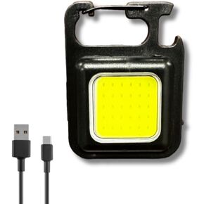 مصباح مصباح مصباح مصباح ميني مصباح محمول مع ضوء ظاهري عالي السطوع ، و USB قابلة لإعادة الشحن ، 4 أوضاع ضوئية ، فتاحة زجاجات مغناطيسية وخطائية للتخييم وصيد الأسماك والمشي لمسافات طويلة