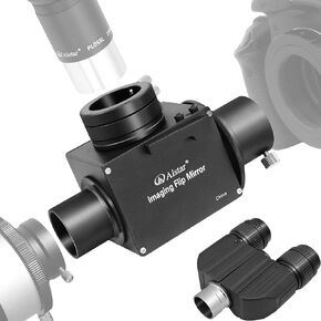 Alstar 1.25" Astrophotography Flip Mirror - Bundle with - Stereo Binocular Viewer