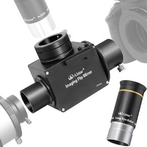 Alstar 1.25" Astrophotography Flip Mirror - Bundle with - 1.25" 6mm 66-Degree Telescope Eyepiece