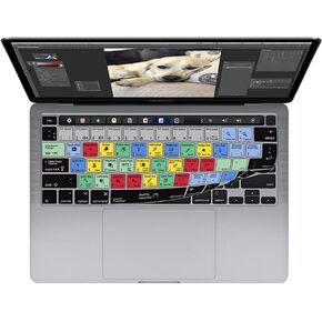 KB Covers for Adobe Photoshop | Shortcut Keyboard Cover Compatible with 13" & 16" MacBook Pro Magic Keyboard | Thin Dust Water Dirt Resistant Silicone Skins