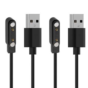 2-Pack Magnetic Charging Cable for Jeejtek TGW008 TGW101 OY22E Halofit Smart Watch Fast Charger USB Charging Cord