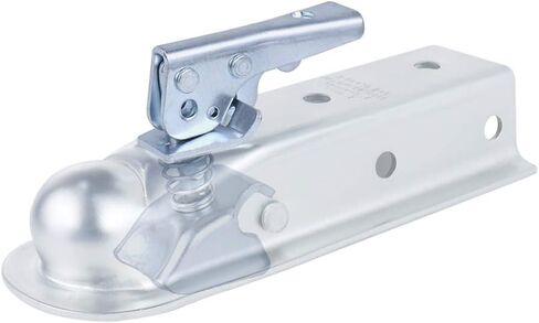 Trailer Coupler Latch with Chain Fits 2'' 5000Lbs Zinc-Plated in Kuwait