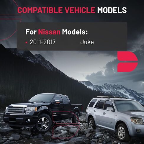 محرك قفل الباب متوافق مع نيسان جوك 2011-2017 لاستبدال 80501-1KM1A، 805011KM1A، 80501-1KM0A، 805011KM0A - جانب السائق الأيسر الأمامي in Kuwait