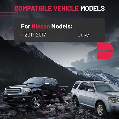 Door Lock Actuator Motor Compatible with Nissan Juke 2011-2017 Replacement for 80501-1KM1A, 805011KM1A, 80501-1KM0A, 805011KM0A - Front Left Driver Side in Kuwait