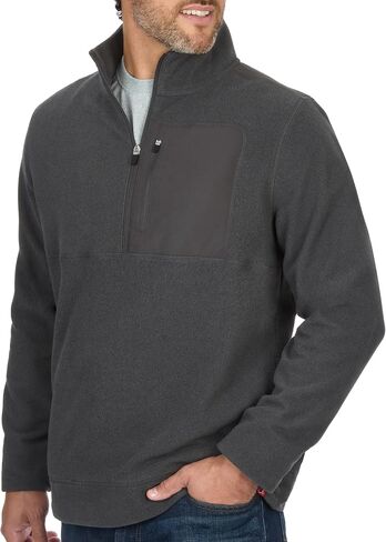 Coleman Mens Mock Neck Quarter Zip Long Sleeve Fleece Pullover for Outdoor Activities, Hiking & Camping in Saudi Arabia