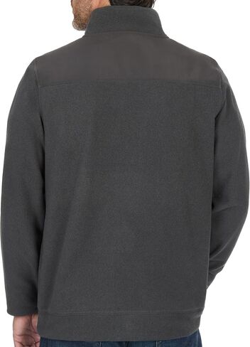 Coleman Mens Mock Neck Quarter Zip Long Sleeve Fleece Pullover for Outdoor Activities, Hiking & Camping in Saudi Arabia