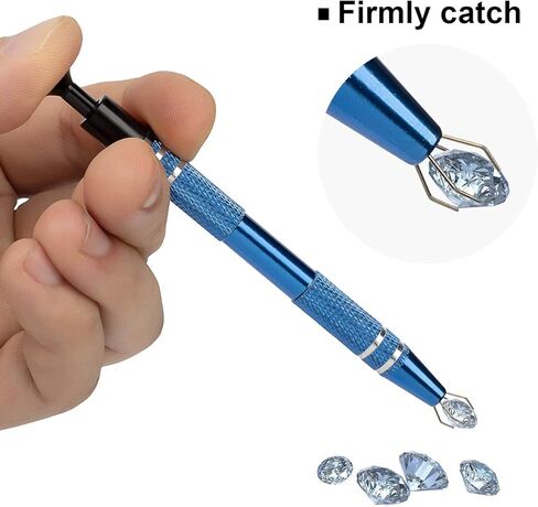 ANCIRS Stainless Steel 4-Claw Pick up Tool for Small Parts Pickup, 4 Prongs Grabber for Tiny Objects- IC Chip, Electronic Components, Hex Nuts, Jewlery Making Accessory or Nails Clamping in Saudi Arabia