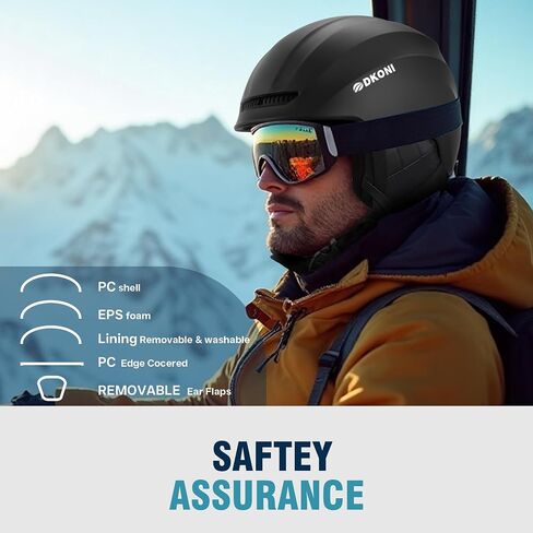 Ski Helmet, Snowboard Helmet for Men & Women, Two-Stage Adjustable Ventilation System, Snow Sports Helmet for Adults, Youth & Big Kids in Kuwait