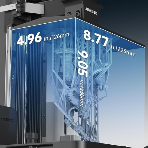 ANYCUBIC Photon Mono M7 MAX Resin 3D Printer, 13.6’’ 7K Large Resin Printer with COB LighTurbo 3.0, Flip-Open Cover Design, Intelligent-Assist Printing, Print Size 11.8'' x 11.7'' x 6.5'' in Kuwait