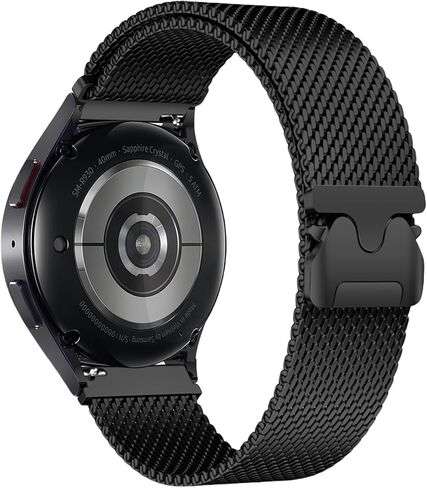 Bandkids Milanese Loop Band Compatible with Samsung Galaxy Watch 7 5 4 6 Band 44mm 40mm/Watch 5 Pro Band 45mm/Galaxy Watch 4 Classic 46mm 42mm Band, 20mm Adjustable Magnetic Replacement Band for Women Men in Saudi Arabia