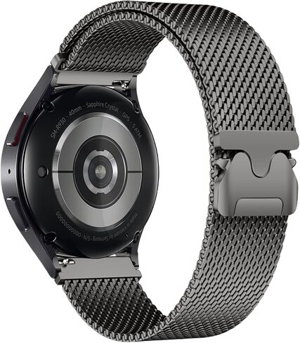 Bandkids Milanese Loop Band Compatible with Samsung Galaxy Watch 7 5 4 6 Band 44mm 40mm/Watch 5 Pro Band 45mm/Galaxy Watch 4 Classic 46mm 42mm Band, 20mm Adjustable Magnetic Replacement Band for Women Men in Saudi Arabia