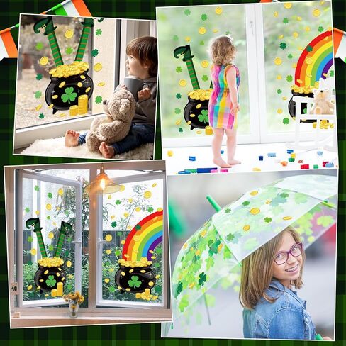 9 Sheets Football Window Clings Stickers Game Day Touch Down Rugby Jersey Helmet Double-Sided Window Art Seasons Decals for Sports Football Party School Car Home Office Refrigerator (Football) in Kuwait