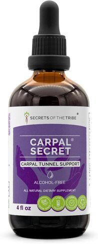 Secrets of the Tribe - Carpal Secret, Carpal Tunnel Support, Herbal Supplement Blend Drops Alcohol-Free Liquid Extract (2 fl oz) in Saudi Arabia