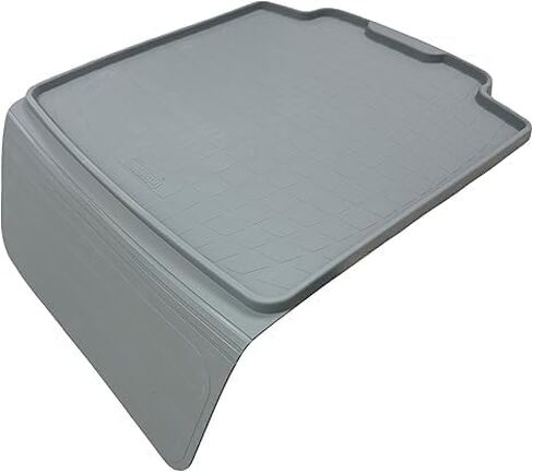 Premium Car Seat Protector with Spill-Resistant and Latch-Compatible Design, Grey in Saudi Arabia