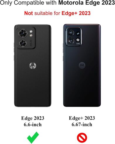 حالة Motorola Edge Plus 2022 / Edge Plus 5G UW 2022 ، غطاء واضح بلوري مع مصد الزاوية المعززة النحيف الملاء in Kuwait